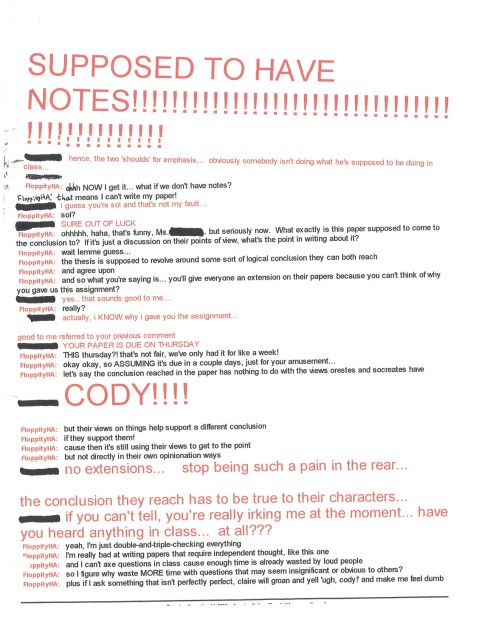 November 14, 2000 AIM Conversation w Teacher Pg2